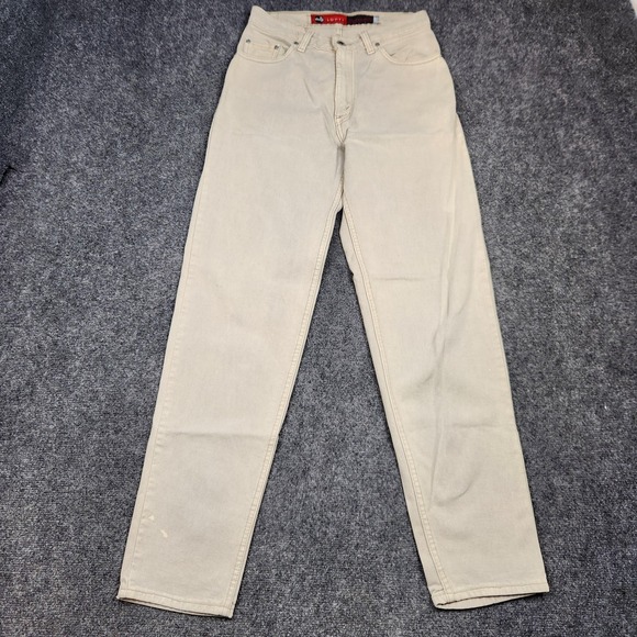 Vintage Levis SilverTab Jeans Mens 29x32 Khaki Tan Loose Fit Baggy Made USA 90s - Picture 1 of 16